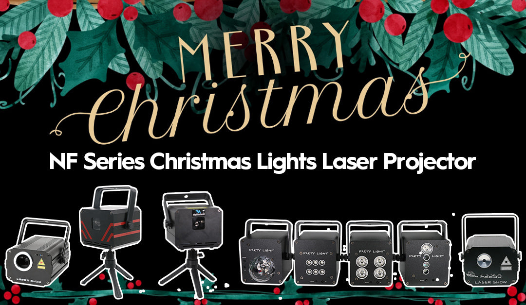 Christmas Light Projector with Red and Green Rotating Laser Lights,Wireless  Remote Control 