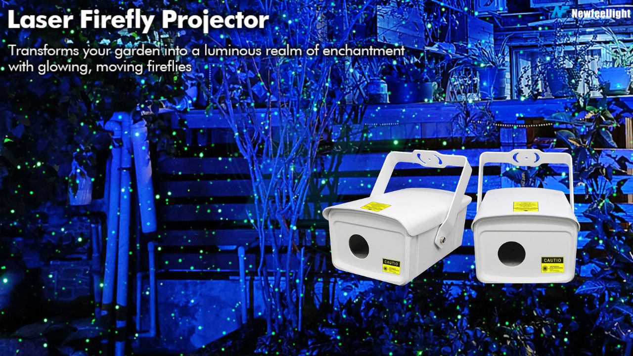 Firefly Laser Lights Outdoor Magic with Newfeel Star Projector for Gar