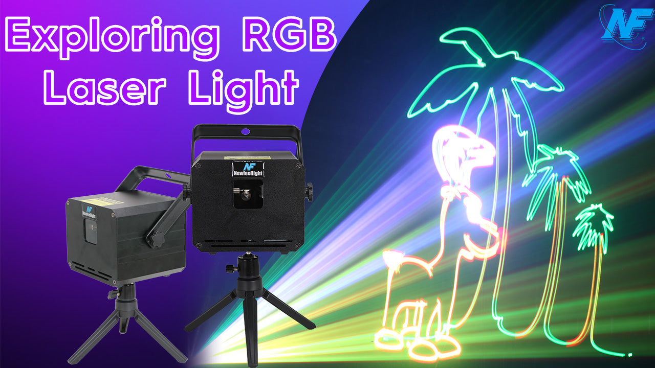 Exploring RGB Laser Light Projector