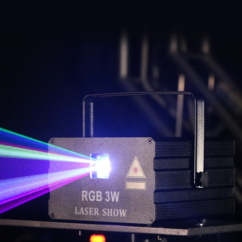 F9 Series 3W/5W Laser Projector TTL Laser RGB DMX Sound Activated Master/Slave Lazer Lights