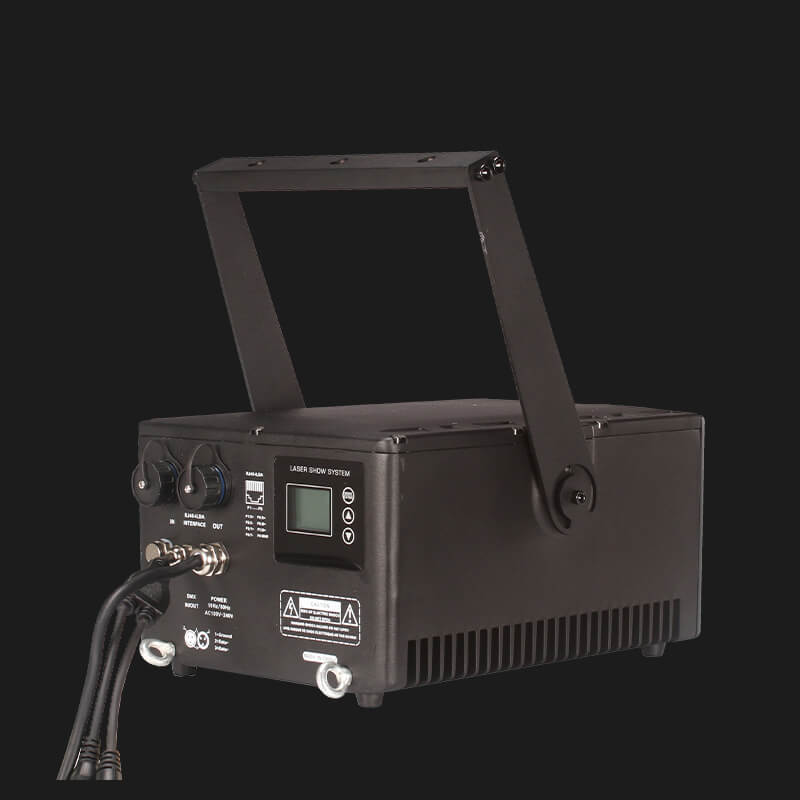 A3 Professionals Outdoor IP66 5~15W Laser Light Show For Wedding