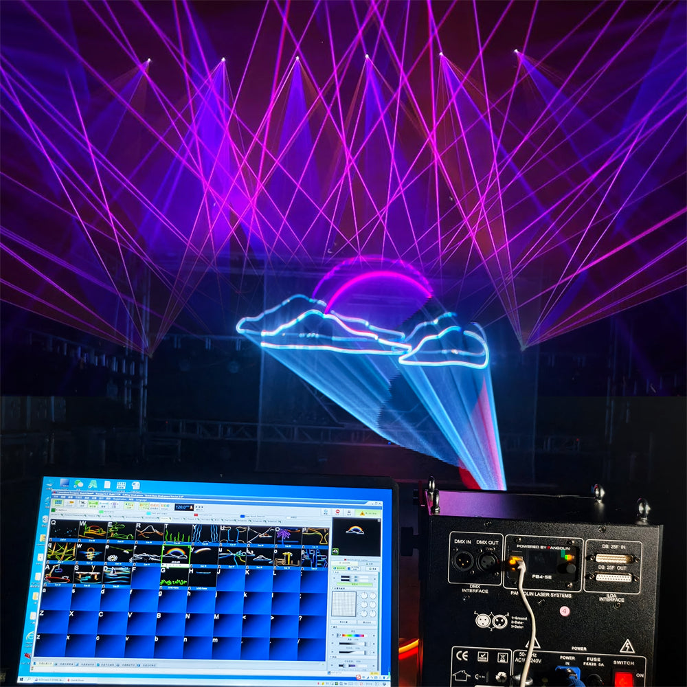 NF560 10W 30KPPS FB4 ilda Lasers Lights Stage Lighting Equipment
