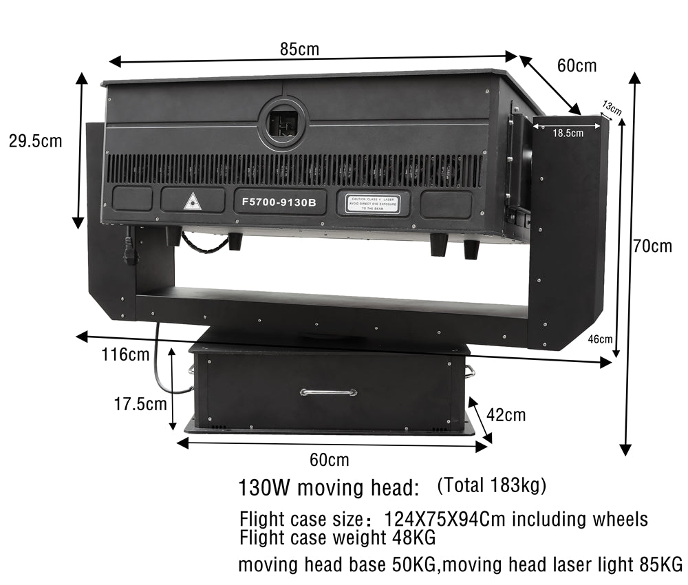 Sky Lasers-100W-Outdoor Laser Light-IP65