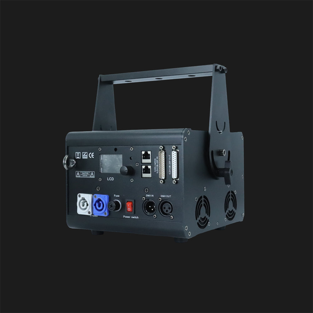 Portable 5W Animation Laser Projector Compatible DMX & ILDA DJ Laser L