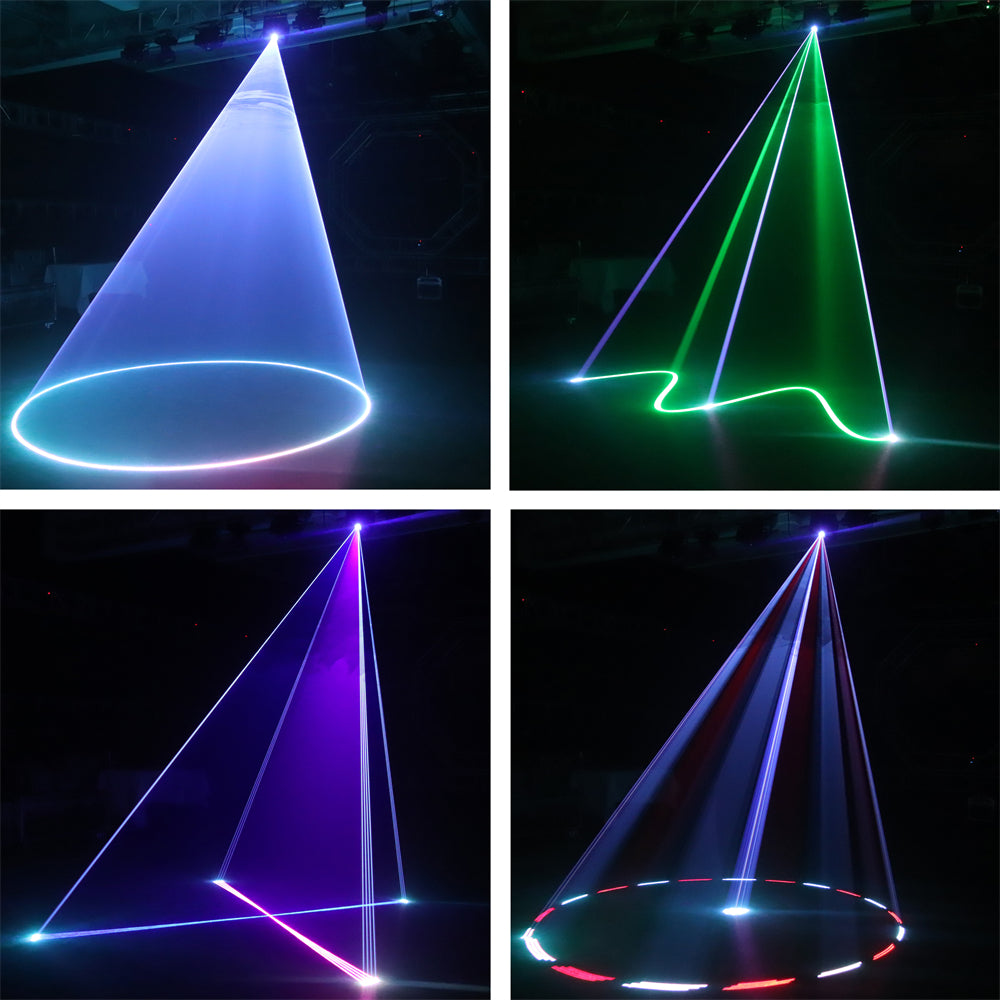 Portable 5W Animation Laser Projector Compatible DMX & ILDA DJ Laser L