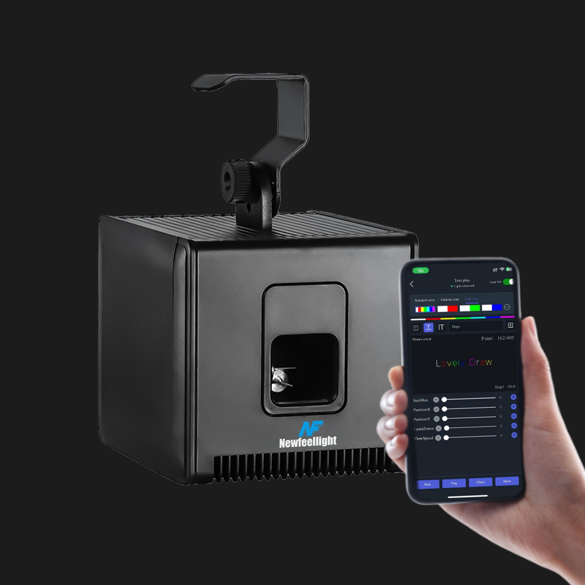Lasercube-app control-laser light projector