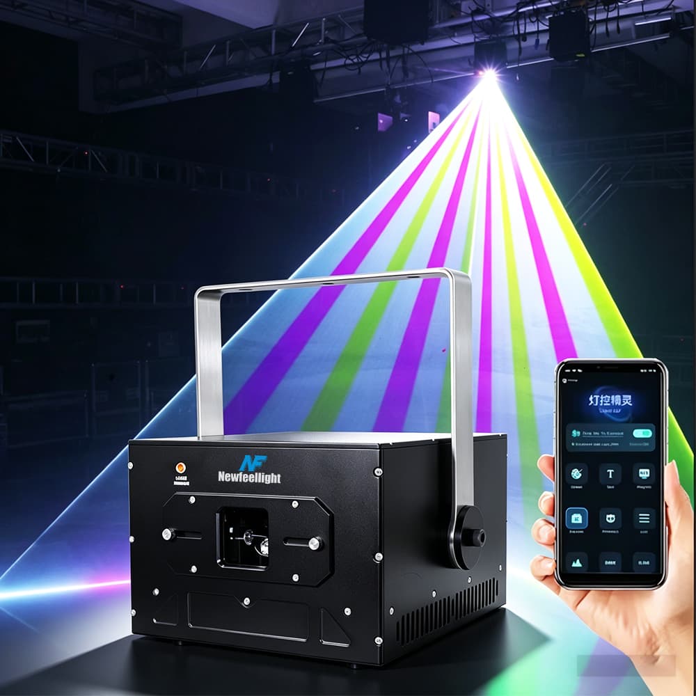 Newfeel 10W RGB Nightclub Lasers APP Controlled Programmable Laser Pro
