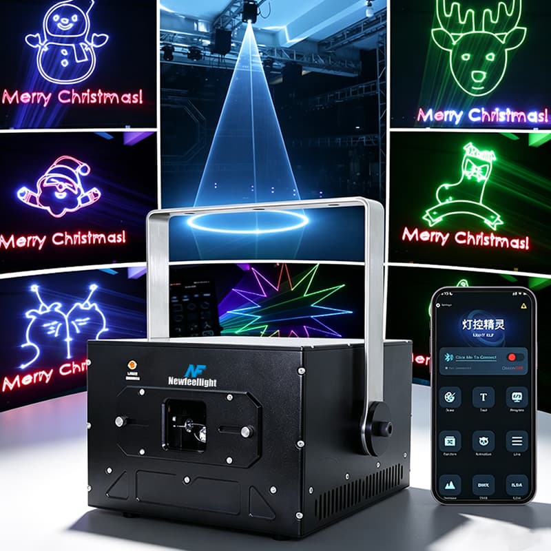 RGB ILDA Laser DJ Lights for Shows – N1-A by Newfeel