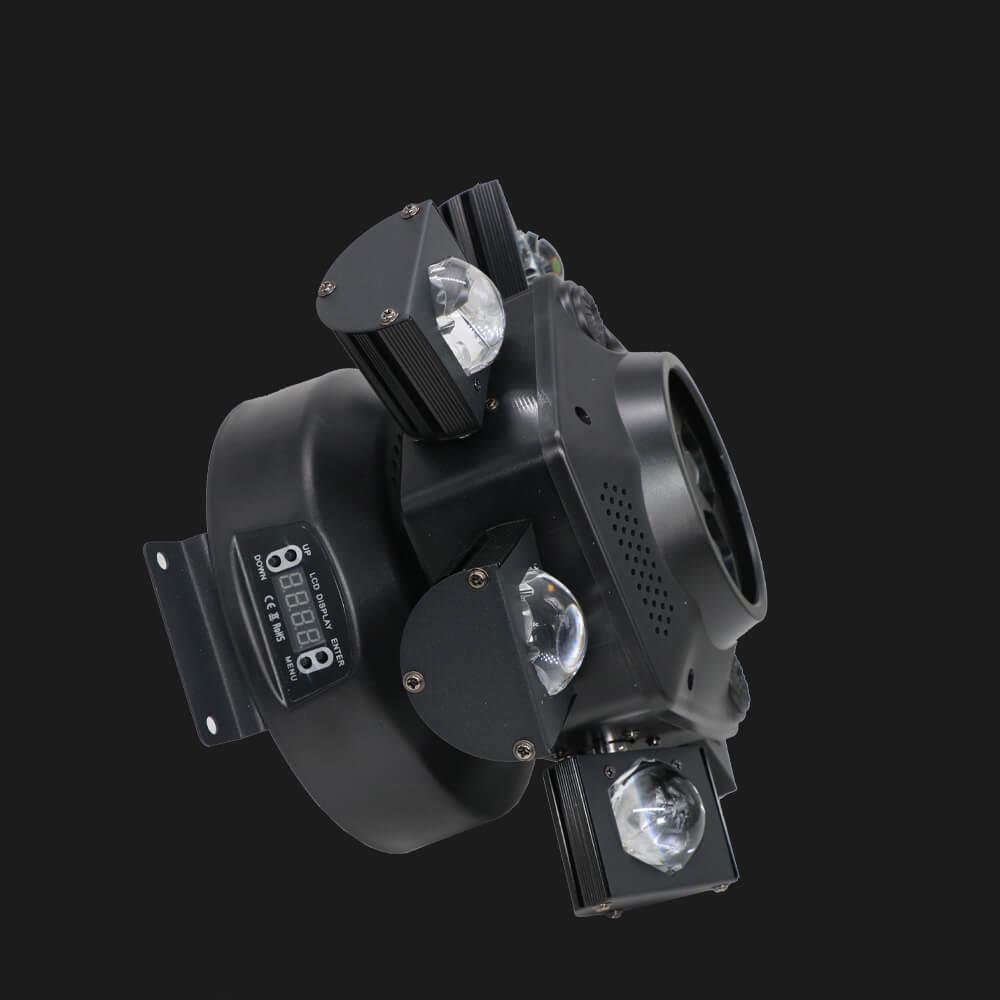 6*10W+4*10W Six Arm Cyclone+LED Bee Bye+Laser Moving Head Light