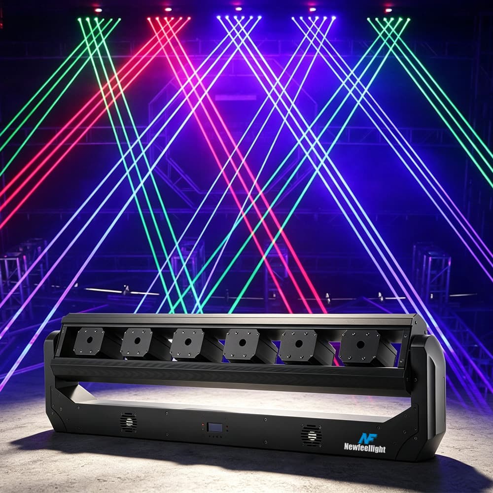 ZW Series 300mw*6 Moving Head Bar Stage Laser Lights Beam