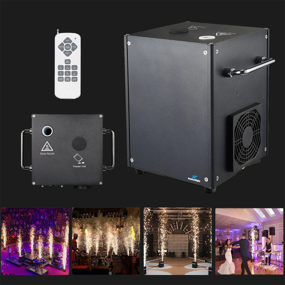 700W Cold Spark Machine – DMX & Remote for Weddings and Events